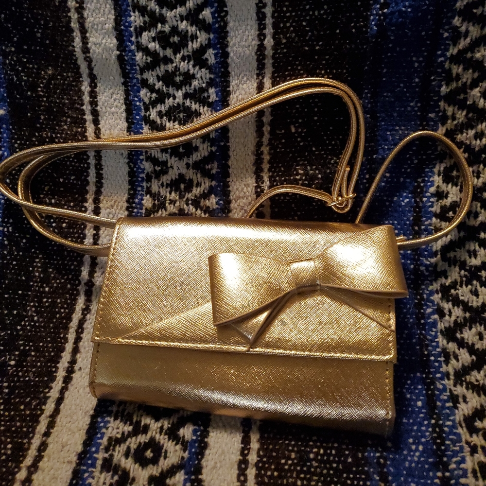 Rose gold purse